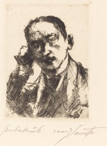 Bildnis K.S. （K.S.的肖像）。 作者 洛维斯·科林斯（Lovis Corinth）