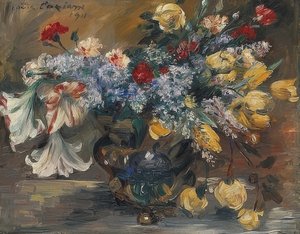 束鲜花。 1911年 作者 洛维斯·科林斯（Lovis Corinth）