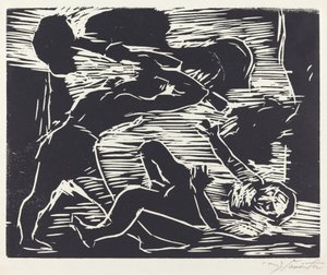 布鲁德莫德（该隐和亚伯）。 作者 洛维斯·科林斯（Lovis Corinth）