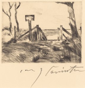带标志的桥 作者 洛维斯·科林斯（Lovis Corinth）