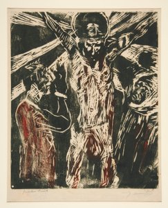 十字架上的基督 作者 洛维斯·科林斯（Lovis Corinth）