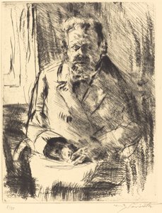 诗人 诗人，1920年。 作者 洛维斯·科林斯（Lovis Corinth）