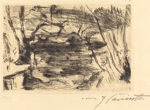 新湖》（Der Neue See）。 作者 洛维斯·科林斯（Lovis Corinth）
