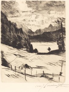 瓦尔钦湖(Der Walchensee) 作者 洛维斯·科林斯（Lovis Corinth）
