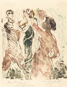 人类的堕落》，1919年。 作者 洛维斯·科林斯（Lovis Corinth）