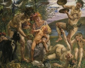 宙斯的童年。 1905-1906年 作者 洛维斯·科林斯（Lovis Corinth）