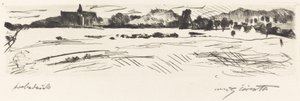 沙丘景观（有沙丘的景观） 作者 洛维斯·科林斯（Lovis Corinth）