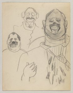 路易斯-盖斯勒（Louis Gessler）夫妇银婚纪念邀请卡 作者 洛维斯·科林斯（Lovis Corinth）