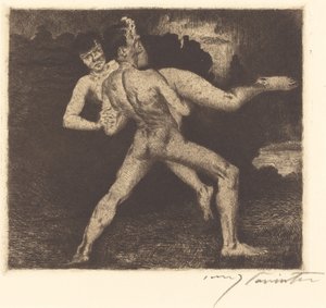 绑架 绑架，1894年。 作者 洛维斯·科林斯（Lovis Corinth）