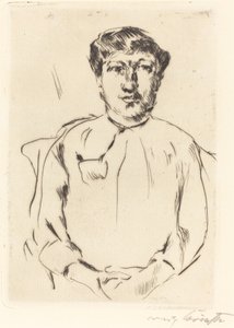 一个女人的画像 作者 洛维斯·科林斯（Lovis Corinth）