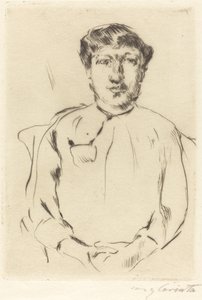 一个女人的画像，1914年。 作者 洛维斯·科林斯（Lovis Corinth）