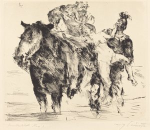 女性掠夺者强奸案，1920年。 作者 洛维斯·科林斯（Lovis Corinth）