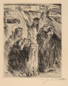 十字架，在特尔茨的祭坛画之后，1921-1922。 作者 洛维斯·科林斯（Lovis Corinth）