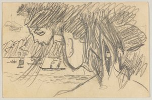 Lovis Corinth 致 Carl Strathmann：明信片，1908 年 3 月 25 日邮戳 作者 洛维斯·科林斯（Lovis Corinth）