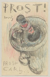 Lovis Corinth 致 Elly Strathmann：明信片，1911 年 5 月 22 日邮戳 作者 洛维斯·科林斯（Lovis Corinth）