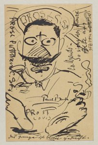 Lovis Corinth 致 Elly Strathmann：明信片，2 月 23 日邮戳 作者 洛维斯·科林斯（Lovis Corinth）