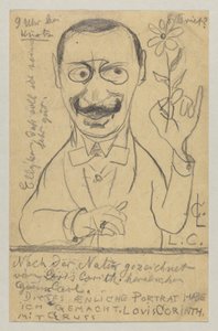Lovis Corinth 致 Elly Franke 小姐：明信片，1897 年 8 月 28 日邮戳 作者 洛维斯·科林斯（Lovis Corinth）