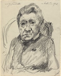 海德维格-贝伦德夫人，1923年。 作者 洛维斯·科林斯（Lovis Corinth）