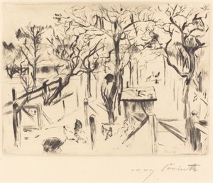 秋天的果园 秋天的果园，1912年。 作者 洛维斯·科林斯（Lovis Corinth）