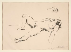 裸体卧姿 作者 洛维斯·科林斯（Lovis Corinth）