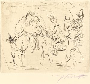 周日骑手 周日骑手，1920年。 作者 洛维斯·科林斯（Lovis Corinth）