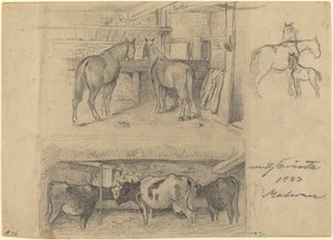谷仓 作者 洛维斯·科林斯（Lovis Corinth）