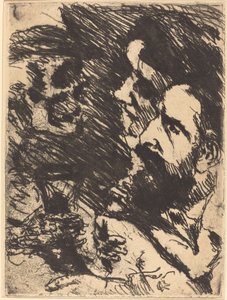 Tod bei Strucks 死亡拜访Strucks》，1921年出版，1922年发行。 作者 洛维斯·科林斯（Lovis Corinth）