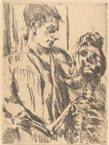 Tod und Jüngling 死亡与青年》，1921年出版，1922年发行。 作者 洛维斯·科林斯（Lovis Corinth）
