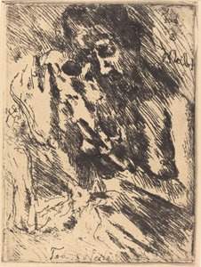 死神与女人》（Tod und Weib） 作者 洛维斯·科林斯（Lovis Corinth）