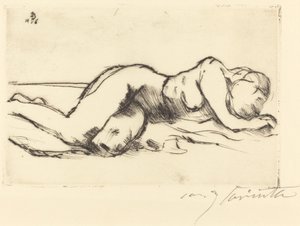 女性裸体，1916年。 作者 洛维斯·科林斯（Lovis Corinth）