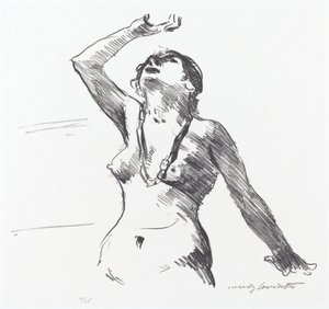 捍卫自己的女性裸体，1913年。
