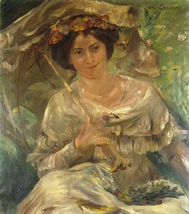 阳光下的女人；阳光下的女人，1910年 作者 洛维斯·科林斯（Lovis Corinth）