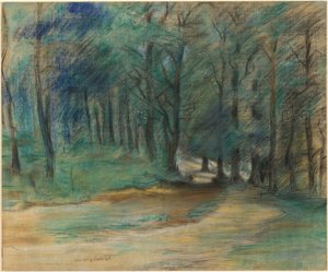 林地小径 作者 洛维斯·科林斯（Lovis Corinth）