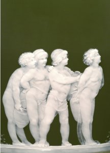 一对花瓶的细节，“ Les alteres y les les frileux”