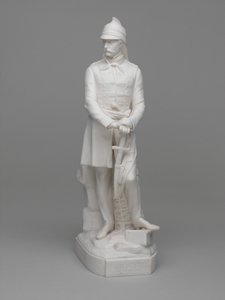 Parian ware statuette of Lieutenant (later Major) William Hodson