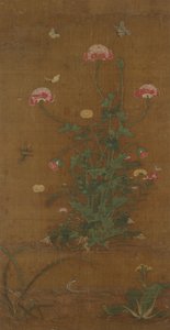 花，14世纪。 作者 陆景福