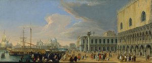 莫洛，威尼斯，向西看，约。 1709。
