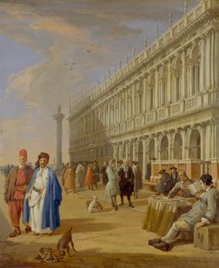 威尼斯的Piazzetta，1720-1729