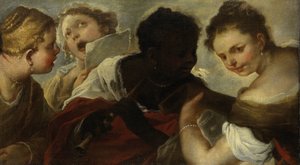 四位女性创作音乐 作者 卢卡·乔丹奴（Luca Giordano）