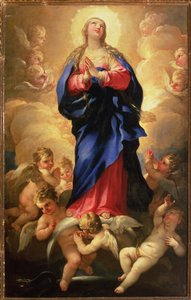 圣母领养 作者 Luca Giordano
