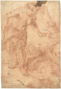 该隐靠近亚伯的尸体 作者 卢卡·乔丹奴（Luca Giordano）
