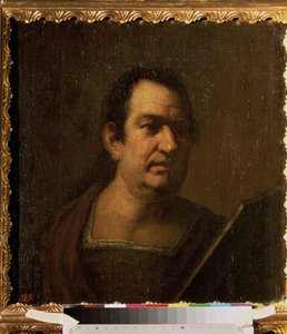 "一位意大利知识分子或学者的肖像。卢卡-焦尔达诺（1632-1705 年）的画作，圣彼得堡冬宫博物馆 作者 卢卡·乔丹奴（Luca Giordano）