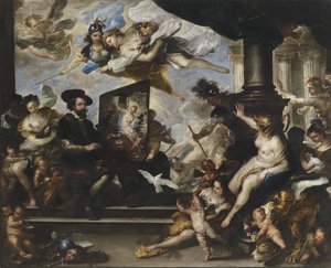 鲁本斯绘画和平的寓言 作者 卢卡·乔丹奴（Luca Giordano）