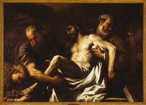 基督入土 作者 卢卡·乔丹奴（Luca Giordano）