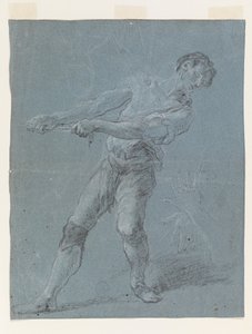 拉绳的年轻人 作者 卢卡·乔丹奴（Luca Giordano）