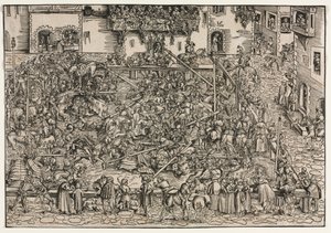 比赛，1506年。 作者 卢卡斯·克拉纳赫