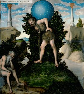 来自大力神作品的地图集和大力神 作者 卢卡斯·克拉纳赫