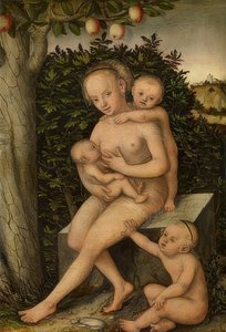 明爱。约于1537年 作者 卢卡斯·克拉纳赫