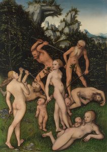 白银时代的终结（？）。约于1530年 作者 卢卡斯·克拉纳赫