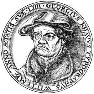 乔治·劳（Georg Rhau）（1488-1548） 作者 卢卡斯·克拉纳赫